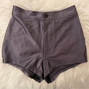 American Apparel High Waist Charcoal Shorts